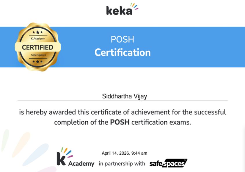 Certification